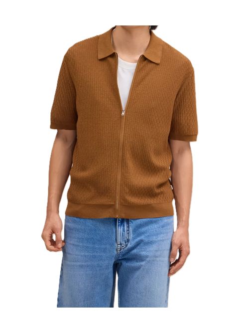 NN07Camicia Gustav con zip NN.07 | 261000001460016835 CINNAMON